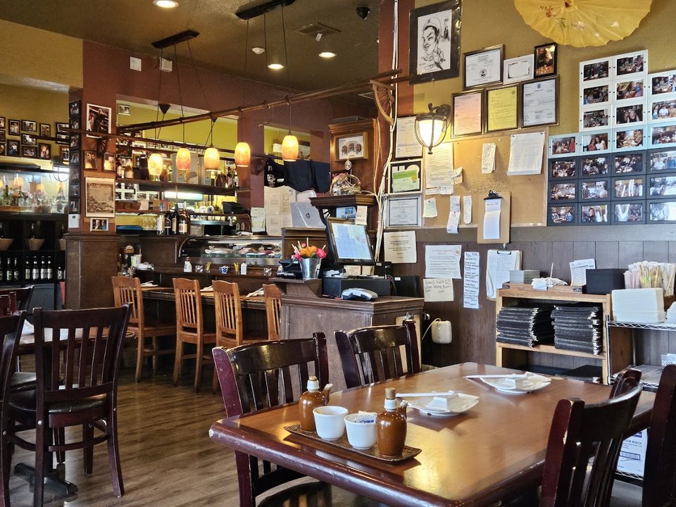 Japanese small plates in a casual dining room